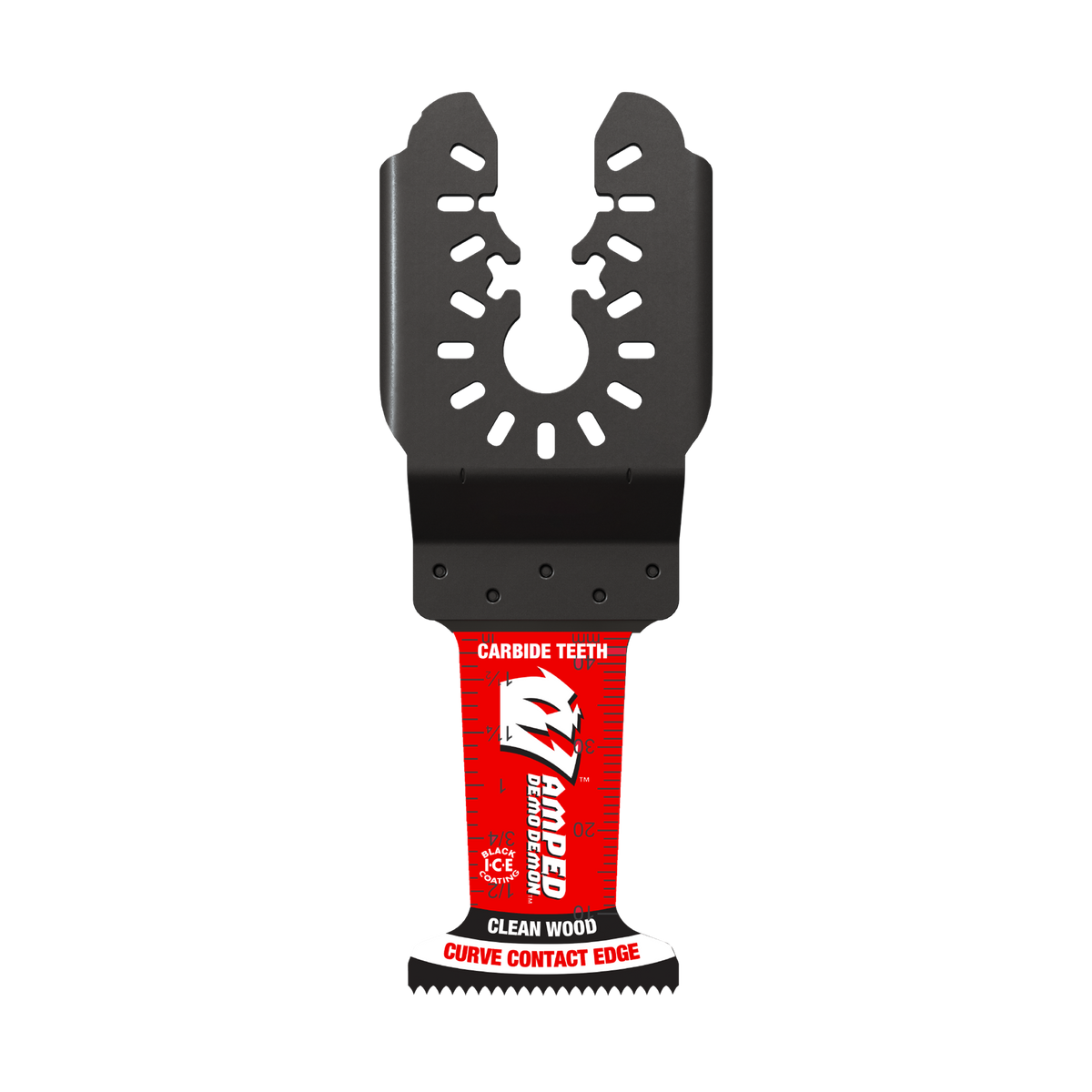 DOU125JCW 1-1/4”(w) AMPED Universal Fit Carbide Teeth Oscillating Blade for Clean Wood