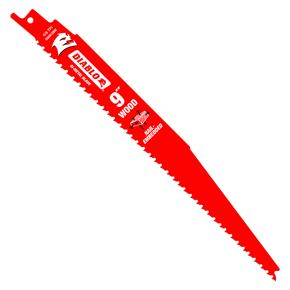 DS0912BW200 9" 4/6TPI Bi-Metal Reciprocating Saw Blades (200-Pk)