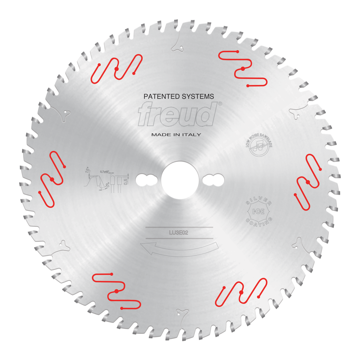 LU3E02 250mm Panel Sizing Saw Blade for Sliding Table Saws