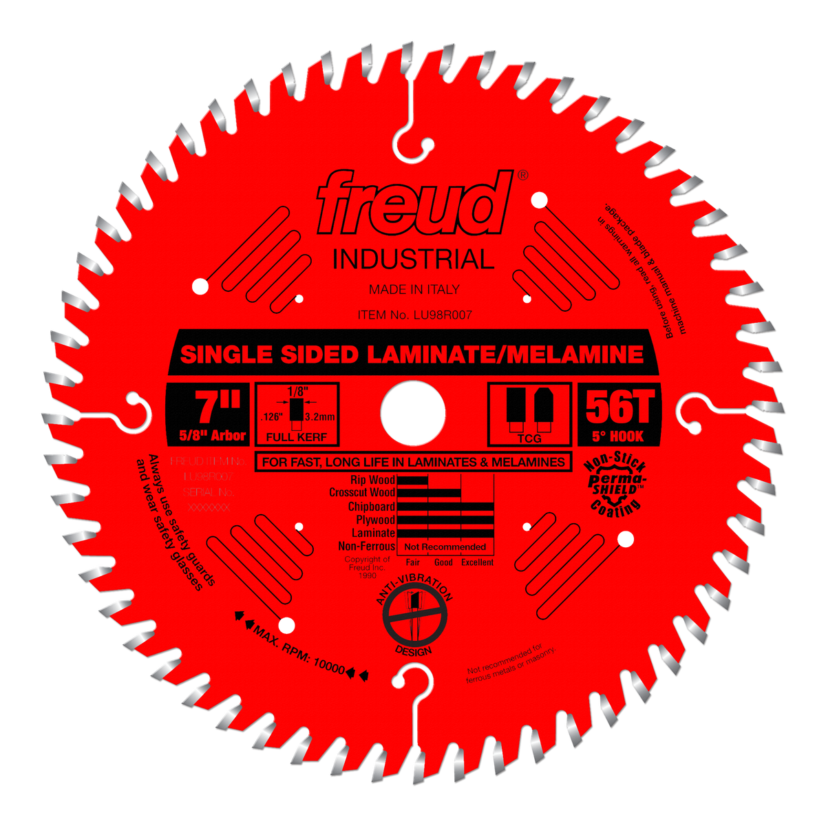 LU98R007 Carbide Blades 7" x 56T