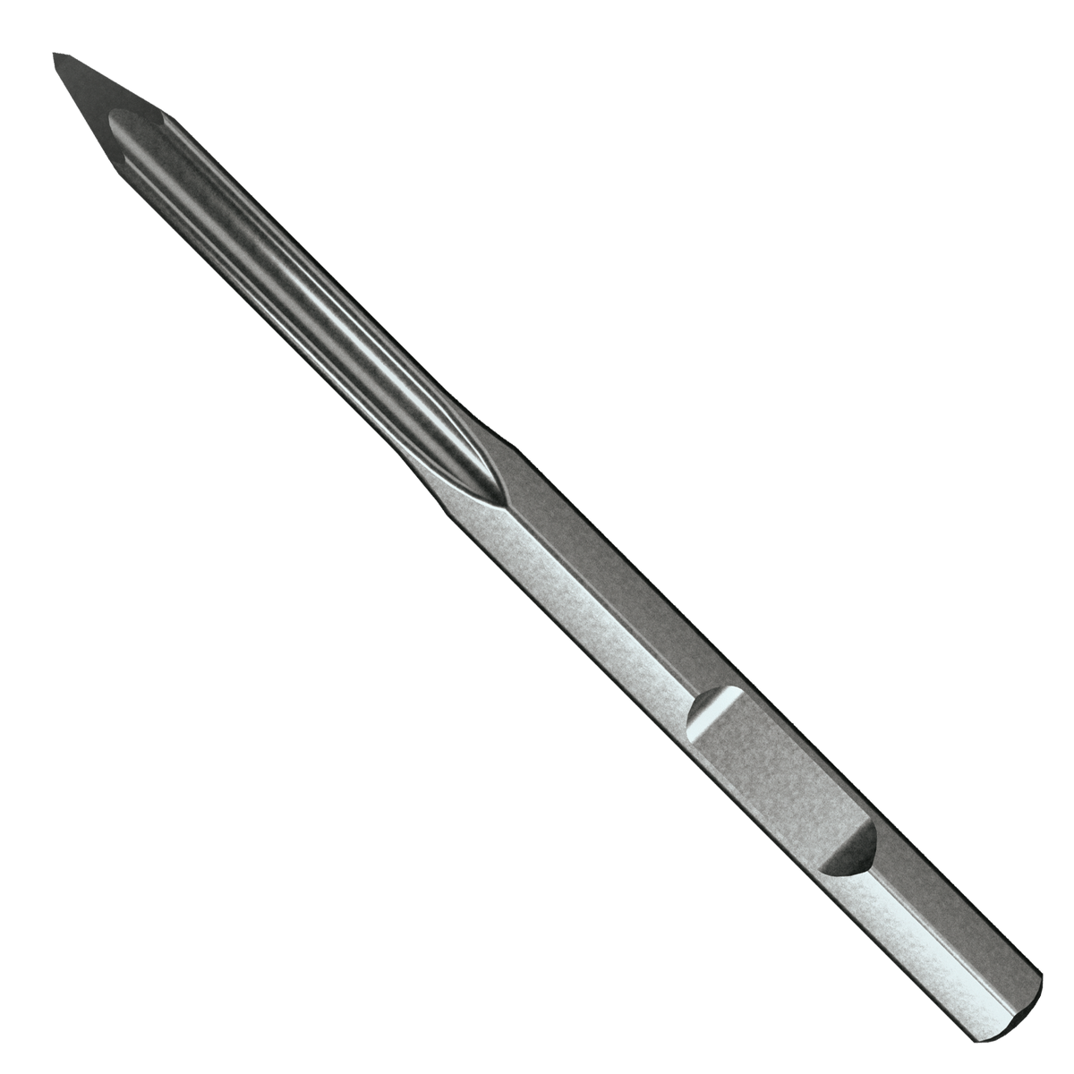 DMAHX118CH110   1-1/8" Hex Bull Point Chisel
