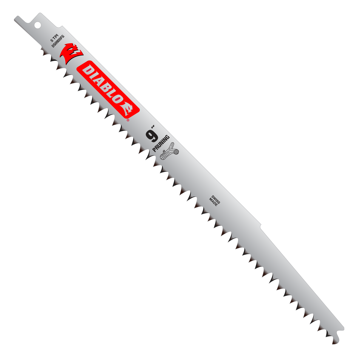 DS0905FG   9" 5TPI Fleam Ground Reciprocating Saw Blade
