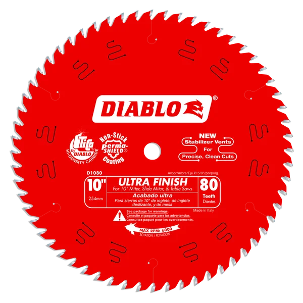 D1080X   Carbide Blades 10"   Carbide Blades 10"