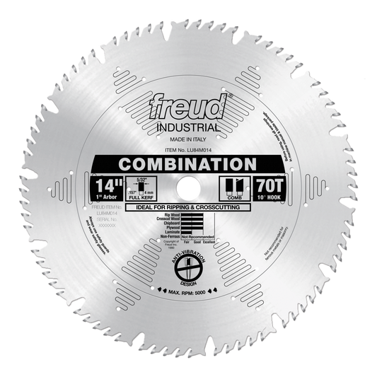 LU84M014 14" Combination Blade 70T