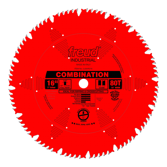 LU84R016   Carbide Combo Blades 16"